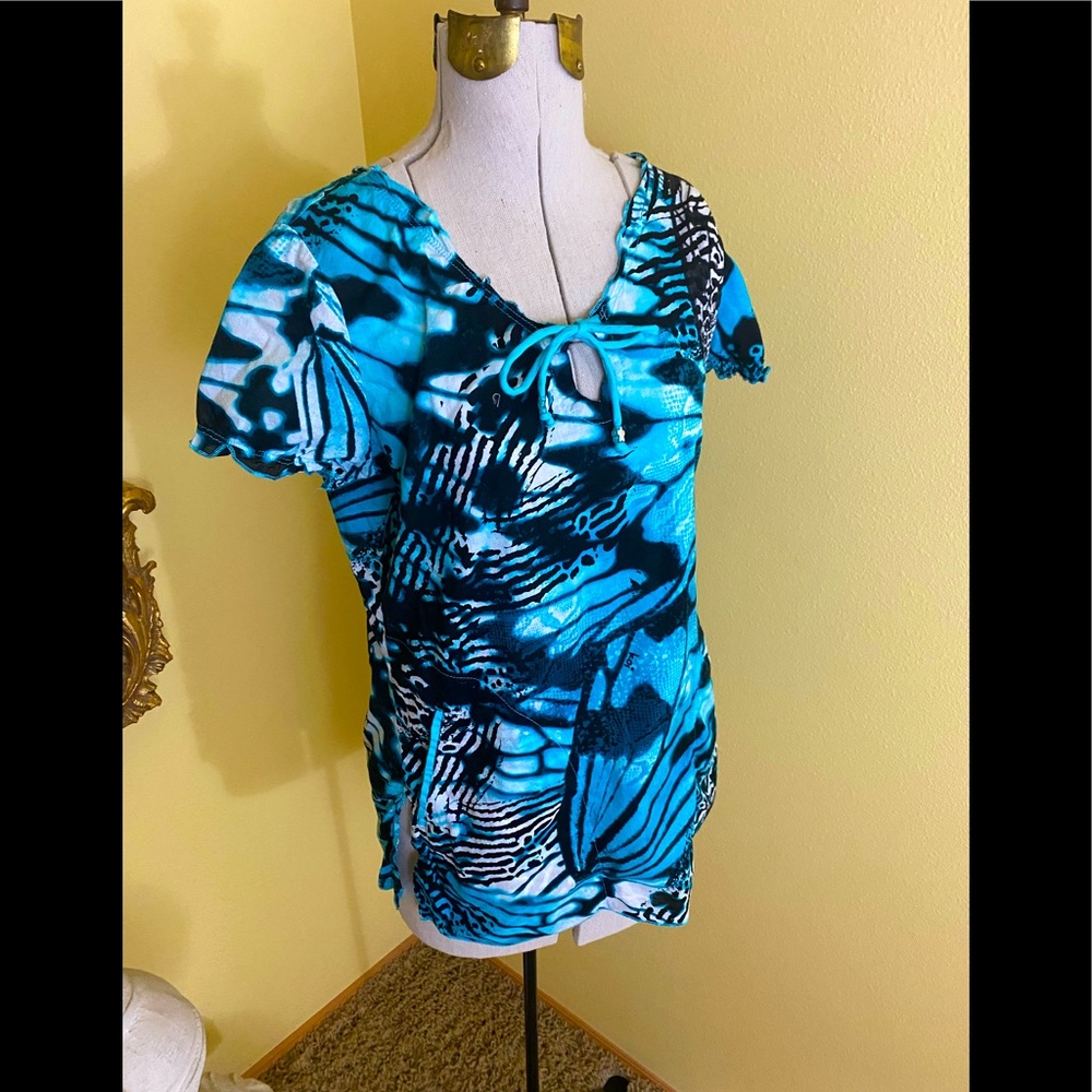 Koi by Kathy Peterson scrub top